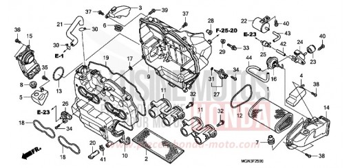 AIR CLEANER CBF600SA de 2010